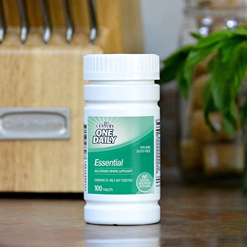 21st Century One Daily Essential Tabletten, 100 Stück – Tägliche Vitamin- und Mineralstoffergänzung