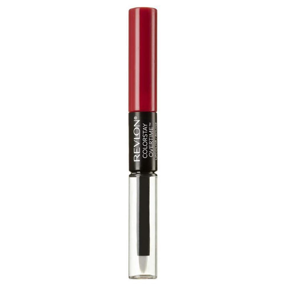 Revlon ColorStay Overtime Flüssiger Lippenstift, Forever Scarlett [40] 0,07 oz (2er-Pack)