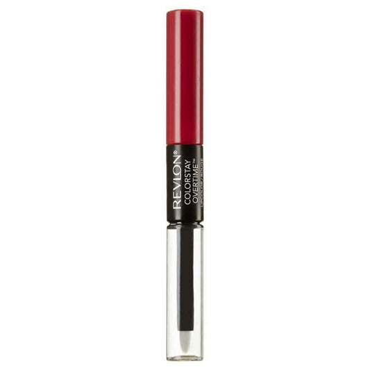 Revlon ColorStay Overtime Flüssiger Lippenstift, Forever Scarlett [40] 0,07 oz (2er-Pack)