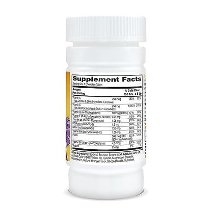 21st Century Zoo Friends mit Extra C - Kaubare Multivitamin-Tabletten, 60 Stück