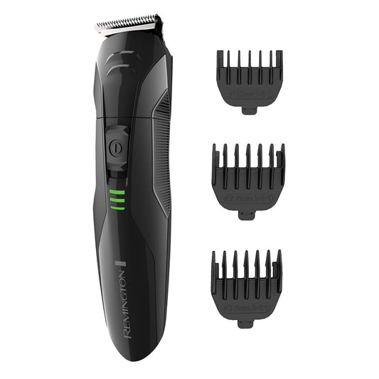 Remington PG6015A Wiederaufladbarer Stoppel- und Barttrimmer, Schwarz