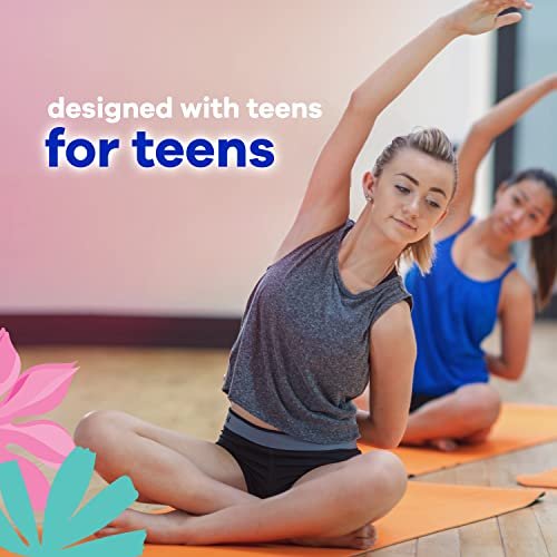 Always Radiant Teen-Pads, Größe 1, Normal, mit Flügeln, parfümfrei, 28 Stück