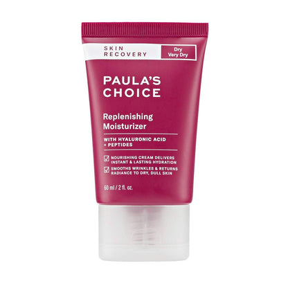 Paula's Choice SKIN RECOVERY Reichhaltige Gesichtsfeuchtigkeitscreme, Tägliche Feuchtigkeitspflege mit Hyaluronsäure & Peptiden, Gesichtslotion für trockene, empfindliche Haut, Duftstofffrei, 60 ml