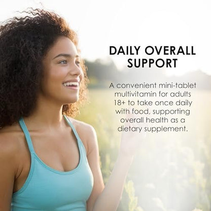 MASON NATURAL Mini Multi Vitamine mit Eisen, Vitamin A, C, D, E, B1, B2, B3, B6, B12, Folsäure und Calcium für die allgemeine Gesundheit, 365 Tabletten (1-Jahres-Vorrat)