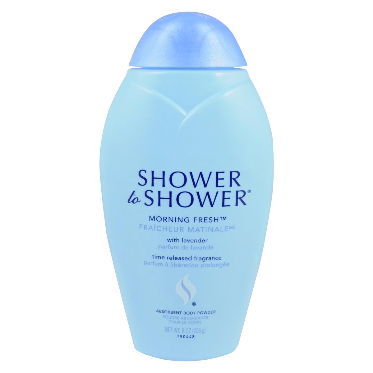 Shower to Shower Morning Fresh Körperpuder mit Lavendel für Männer & Frauen, Talkumfrei, Schweißabsorbierend, verhindert Scheuern & Geruch, desodorierend – 8 Unzen (3er-Pack)
