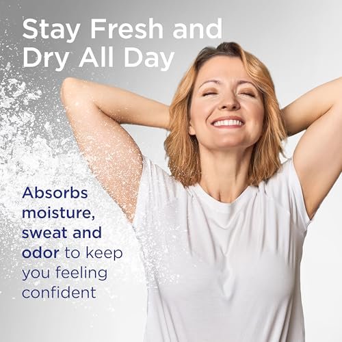 Shower to Shower Morning Fresh Körperpuder mit Lavendel für Männer & Frauen, Talkumfrei, Schweißabsorbierend, verhindert Scheuern & Geruch, desodorierend – 8 Unzen (3er-Pack)