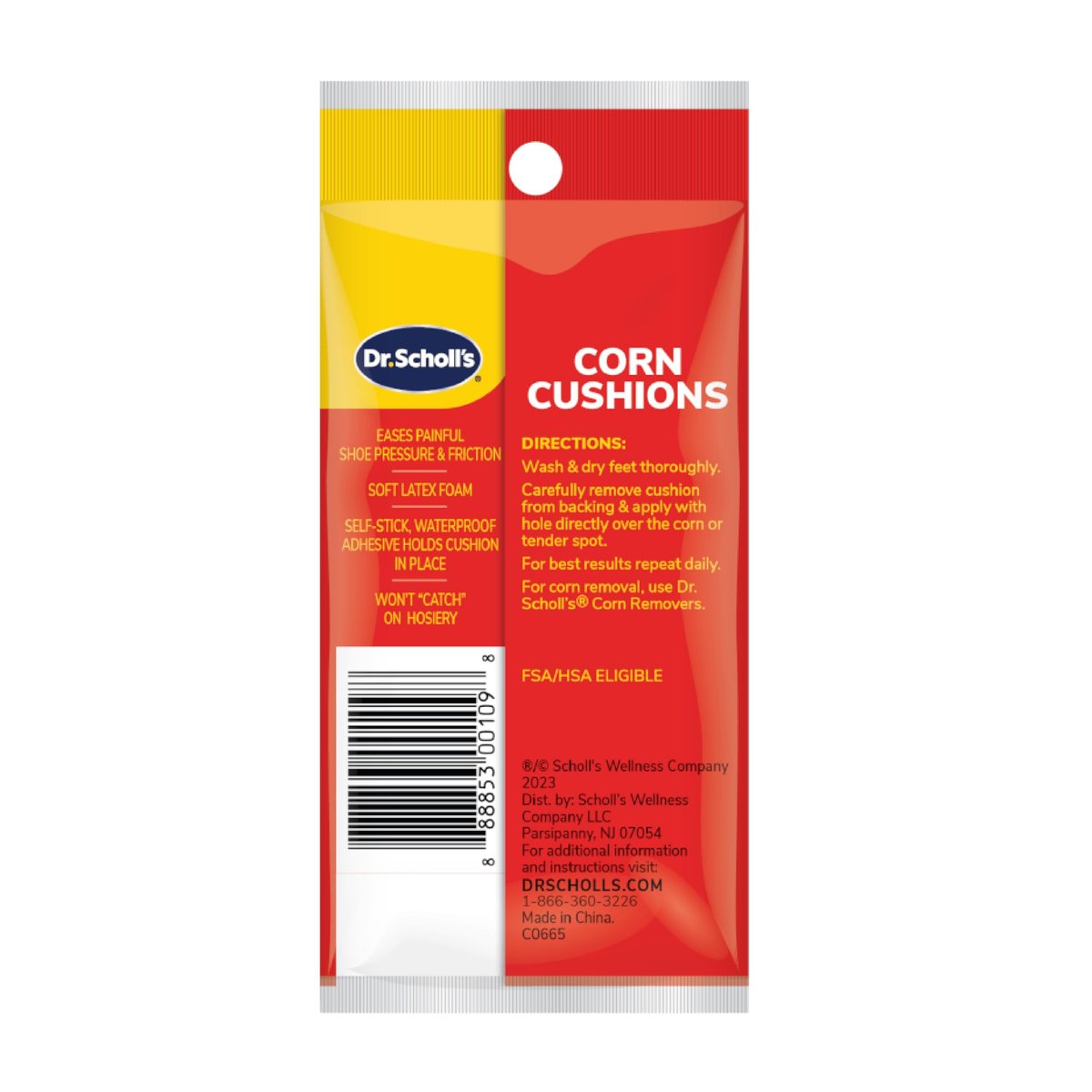 Dr. Scholl's Hühneraugen-Polster Regular 9 Stück (2er-Pack) – Effektive Linderung & Schutz