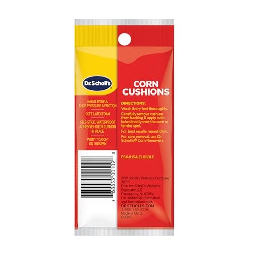Dr. Scholl's Hühneraugen-Polster, 9 Stück (3er-Pack) – Druckentlastung und Schmerzlinderung