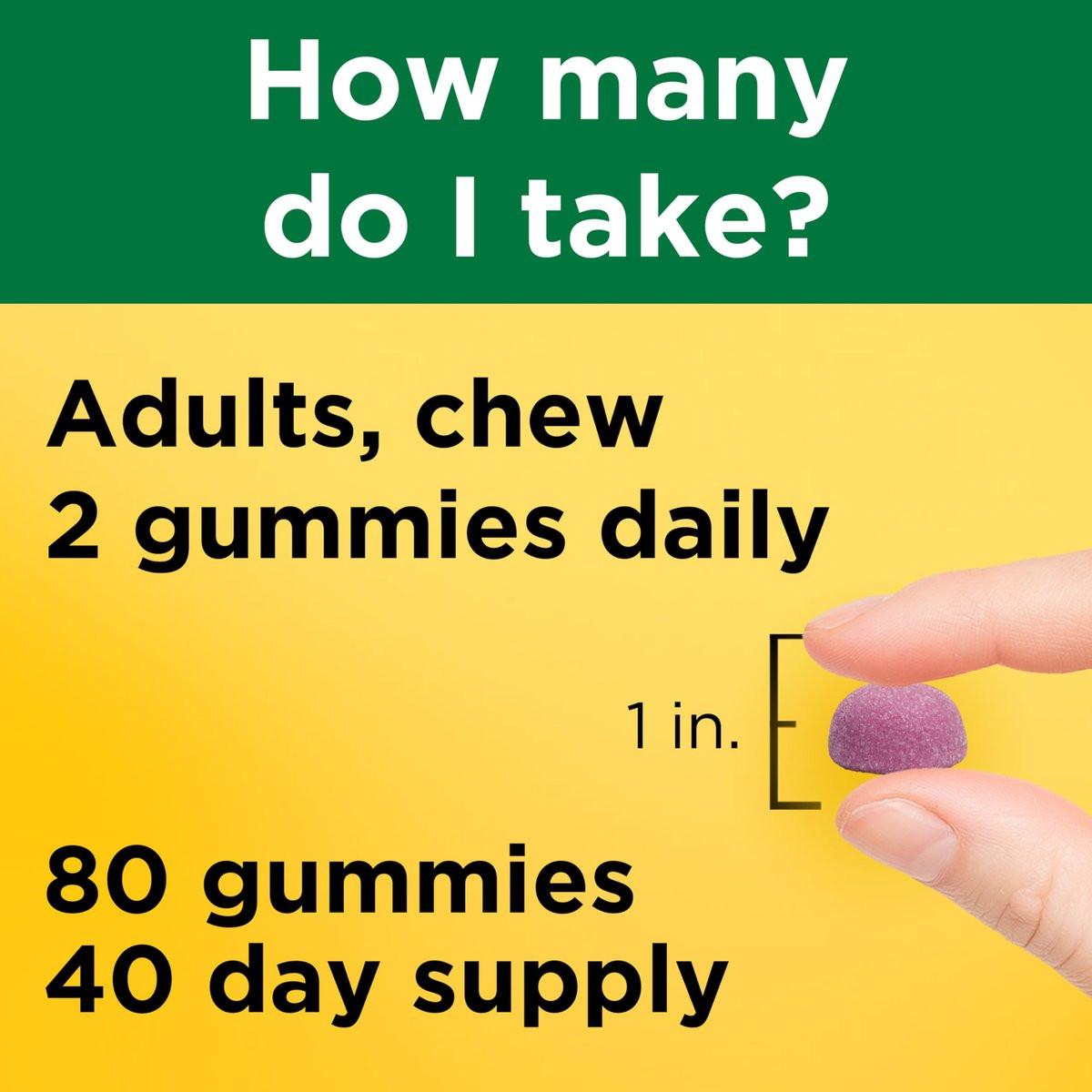 Nature Made Calcium Gummies mit Vitamin D3 – 500 mg pro Portion, 80 Gummibärchen, 40 Tage Vorrat
