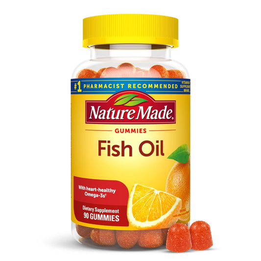 Nature Made Fischöl Omega 3 Gummibärchen – 90 Stück, 45 Tage Vorrat