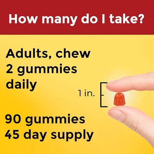 Nature Made Fischöl Omega 3 Gummibärchen – 90 Stück, 45 Tage Vorrat