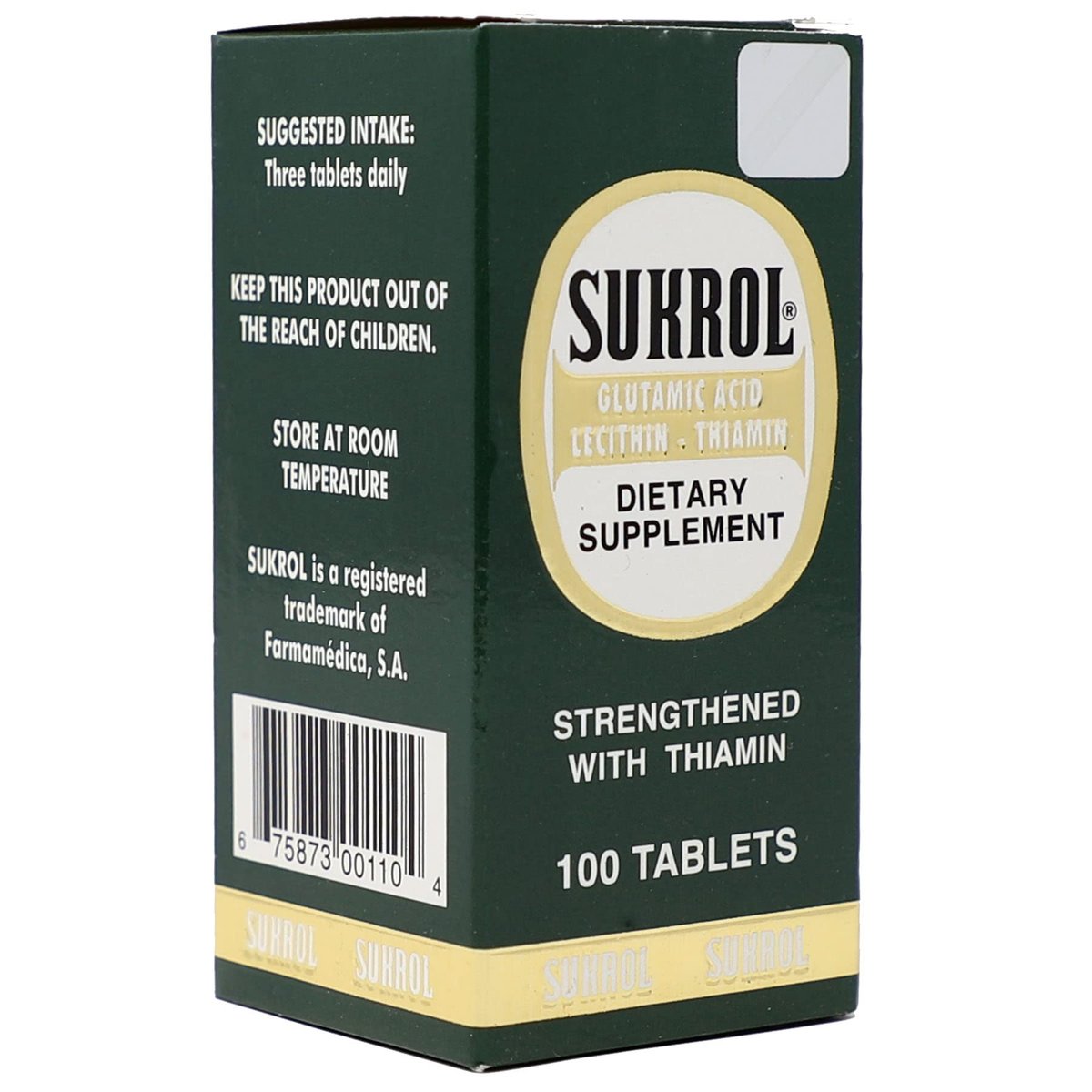 Sukrol Vitamin-Komplex 100 Tabletten – Unterstützt gesunde Gehirnfunktion