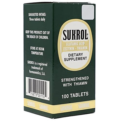 Sukrol Vitamin-Komplex 100 Tabletten – Unterstützt gesunde Gehirnfunktion