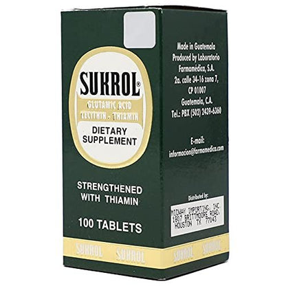 Sukrol Vitamin-Komplex 100 Tabletten – Unterstützt gesunde Gehirnfunktion