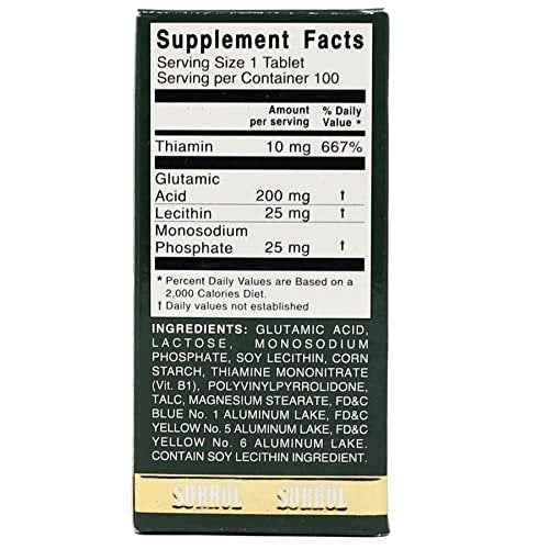 Sukrol Vitamin-Komplex 100 Tabletten – Unterstützt gesunde Gehirnfunktion