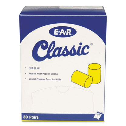 3M Ohrstöpsel E-A-R Classic 310-1060, 30 Paar, ungebändert, Einweg, Schaumstoff, NRR 29, gelb