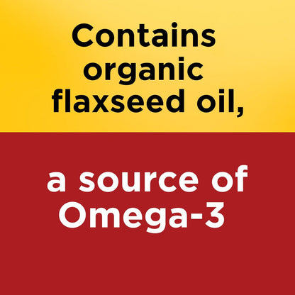 Nature Made Extra Starkes Leinöl 1400 mg, Fischfreies Omega-3-Präparat, Nahrungsergänzungsmittel zur Unterstützung der Herzgesundheit, 100 Weichkapseln, 100-Tage-Versorgung