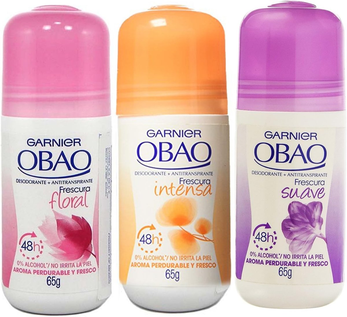 Obao Deodorant-Set für Damen – 3er-Pack, 2,28 Unzen (64,6 g) pro Stück