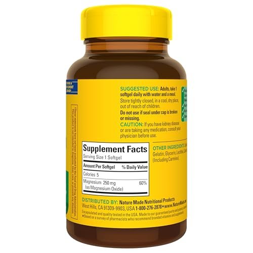 Nature Made Hochdosiertes Magnesium-Trinkmischpulver mit Zitrat, Glycinat & Malat, 3-in-1-Komplex, Pink Lemonade Geschmack, 96 g, 30-Tage-Vorrat