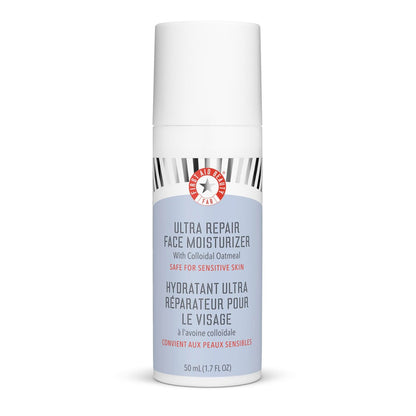 First Aid Beauty Ultra Repair Gesichtscreme - Beruhigende Feuchtigkeitscreme mit kolloidalem Hafermehl, Ceramiden und Sheabutter, nicht komedogen, 1,7 oz