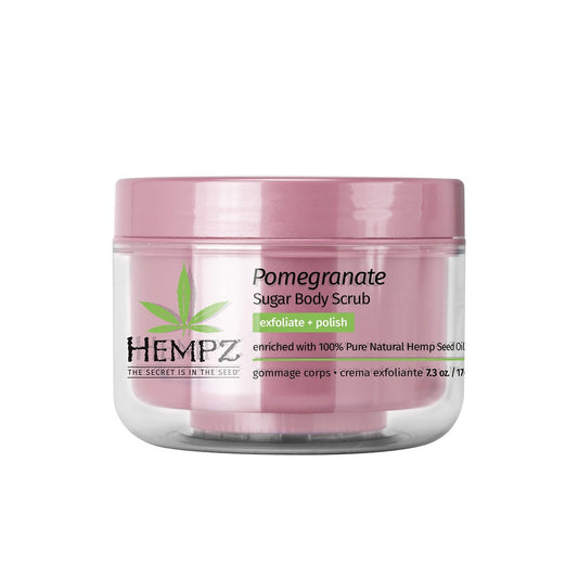 Hempz Supre Sugar Scrub Pomegranate 7,3 oz – Peeling für strahlende Haut