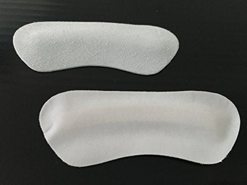 Pedag Stop Fersenpolster aus weichem Leder – Grau, 5 Paar, Unisex, eine Größe