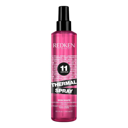 Redken Thermal Spray 11 – Hitzeschutzspray für geschmeidiges, glattes & frizzfreies Styling, 250 ml