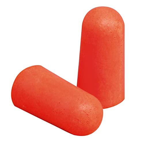 3M Einweg-Ohrstöpsel, 7 Paar (14 Stöpsel), Noise Reduction Rating (NRR) 32 dB, Einfach Einsetzen & Entfernen, Expandierbar & Konturiert für Bequemen Sitz, Orange (92077H7-DC)