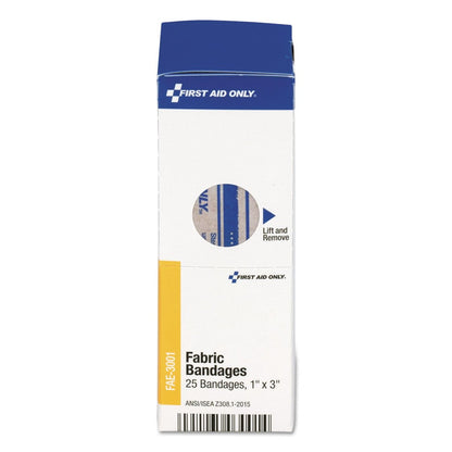First Aid Only FAE3004 Pflaster aus Kunststoff, 1,9 cm x 7,6 cm, 25 Stück