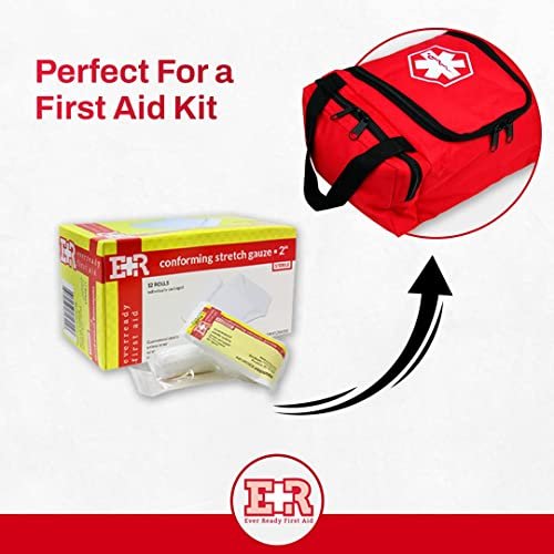 Ever Ready First Aid Sterile Konform Mullbinde - Box mit 12 Stück, 5 cm