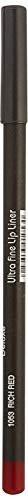 Italia Deluxe Ultra Fine Lip Liner Pencil - 1053 Rich Red