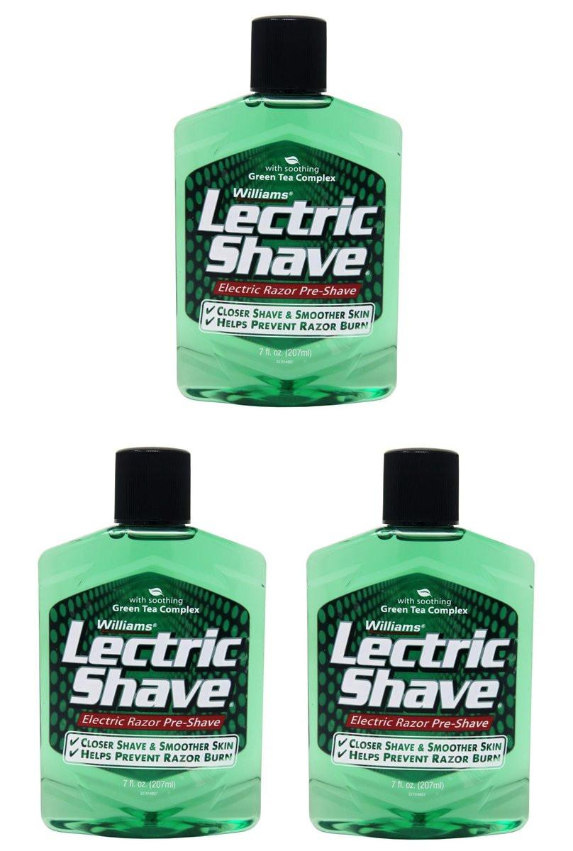 Lectric Shave Pre-Shave Original 7 oz. (3er-Pack) – Rasier-Vorbereitung für eine gründliche, sanfte Rasur
