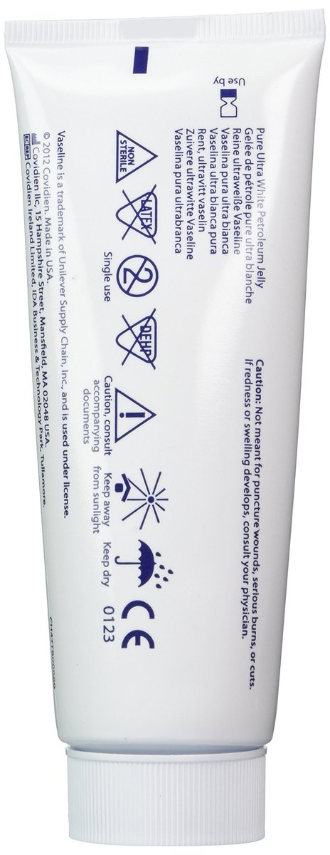 McKesson Pure Ultra White Vaseline 3er-Pack, 3,25 Unzen – Hochreine Hautpflege