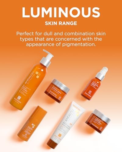 Andalou Naturals Purple Carrot + Vitamin C Luminous Skin Night Cream – Feuchtigkeitsspendende Gesichtscreme mit Fruchtstammzellkomplex für strahlende Haut – 1,7 fl oz