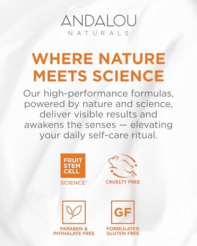 Andalou Naturals Purple Carrot + Vitamin C Luminous Skin Night Cream – Feuchtigkeitsspendende Gesichtscreme mit Fruchtstammzellkomplex für strahlende Haut – 1,7 fl oz