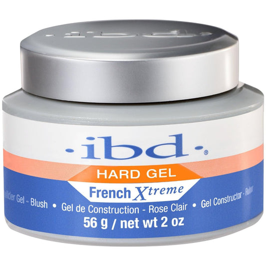 IBD French Xtreme Hard Gel – Blush, Aufbaugel für Nagelverlängerungen & Overlays, Professionelle Salonqualität, 56 g