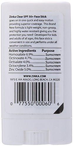 Zinka Klarer Sonnenschutz für das Gesicht – One Size, Unisex