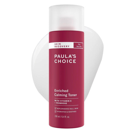 Paula's Choice Skin Recovery Beruhigendes Gesichtswasser für trockene und empfindliche Haut mit Hyaluronsäure, Vitamin E und Nachtkerze, 6,4 oz