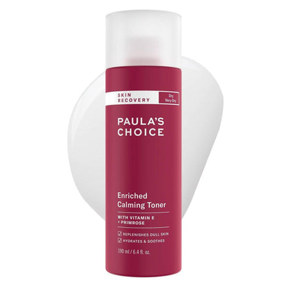 Paula's Choice Skin Recovery Beruhigendes Gesichtswasser für trockene und empfindliche Haut mit Hyaluronsäure, Vitamin E und Nachtkerze, 6,4 oz