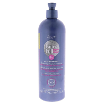 Roux Fanci-Full Instant Hair Color Rinse 49 White Minx – Temporäre Haarfarbe zum Kaschieren von grauem Haar, 15,2 oz