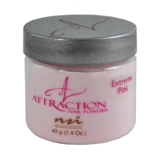 NSI Attraction Acrylic Nail Powder Extreme Pink – 1er Pack