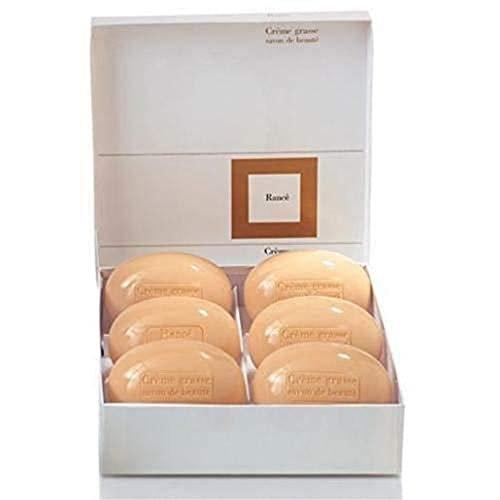 Rancé Jasmine Crème Grasse Seifenbox 6 x 220g – Luxuriöse Handseife mit Jasmin-Duft