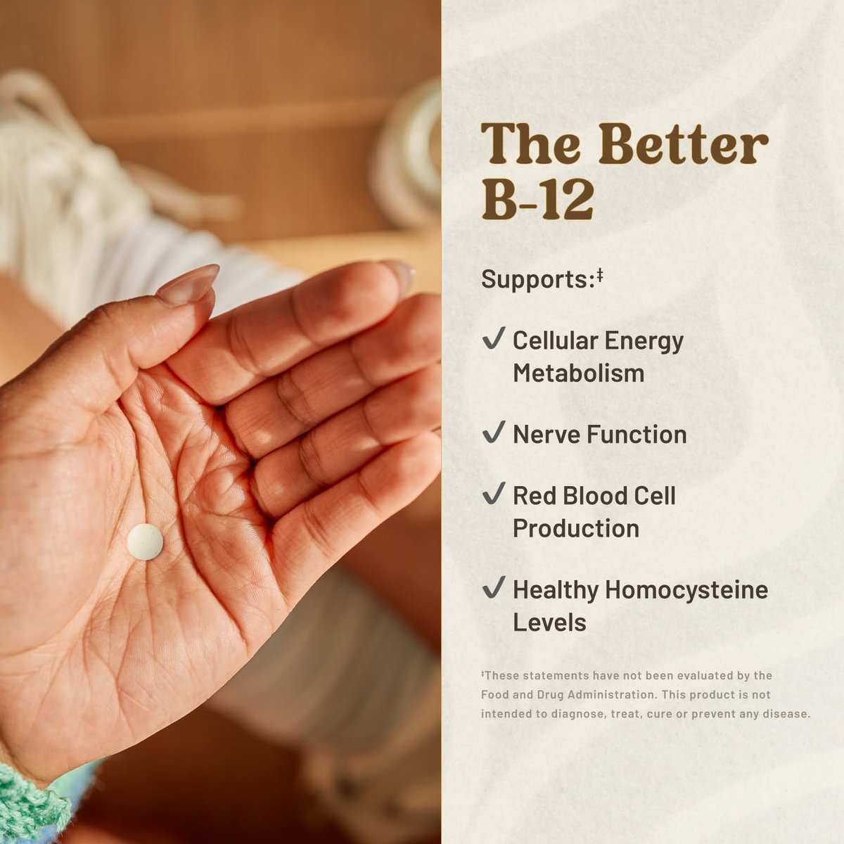 KAL Vitamin B12 Methylcobalamin 1000mcg – Schnell lösliche ActivMelt Mikrotabletten für Energie, Stoffwechsel und Nervenunterstützung, natürlicher Himbeergeschmack, 90 Tabletten