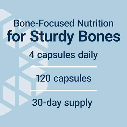 Life Extension Bone Restore mit Vitamin K2 – Knochengesundheits-Supplement für starke Knochen – 3 Arten von absorbierbarem Calcium, Vitamin D3 und K2, Mineralien – Glutenfrei, Nicht-GVO – 120 Kapseln