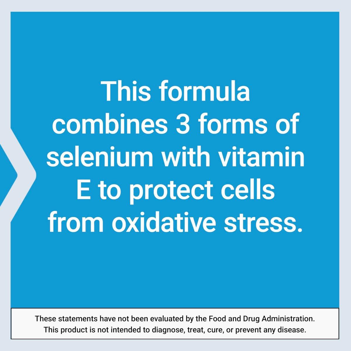 Life Extension Super Selenium Complex, 200 mcg – 3 Formen von Selen, Vitamin E – Unterstützung für Zellgesundheit & Langlebigkeit – Glutenfrei, Nicht-GVO, Vegetarisch, 1 täglich – 100 Kapseln