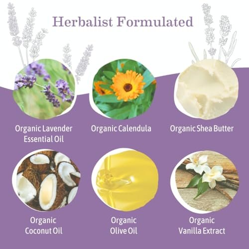 Earth Mama Beruhigendes Lavendel Babywaschgel mit milder Kastilienseife für empfindliche Haut, 5,3 Flüssigunzen