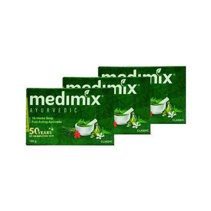 Medimix Ayurvedische Seife 125g (3er Pack) – Echte ayurvedische Naturseife