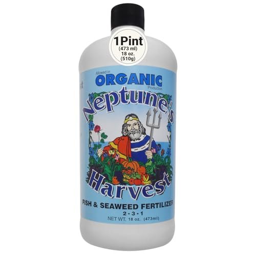 Neptune's Harvest Fisch- & Algendünger (2-3-1) - 510 ml Pint - Organischer Pflanzendünger für Gemüse, Blumen, Obst, Bäume & Rasen - Indoor & Outdoor