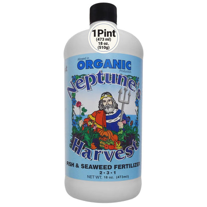 Neptune's Harvest Fisch- & Algendünger (2-3-1) - 510 ml Pint - Organischer Pflanzendünger für Gemüse, Blumen, Obst, Bäume & Rasen - Indoor & Outdoor