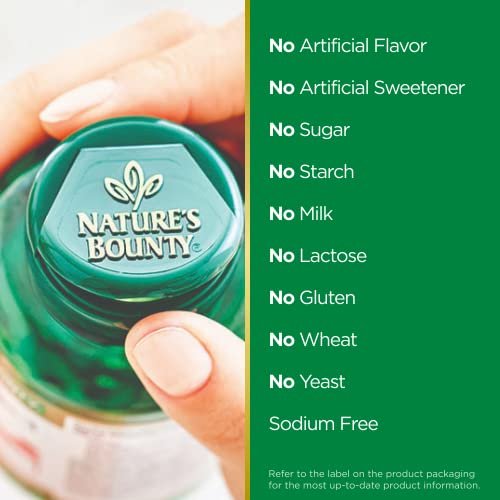 Nature's Bounty Calcium 1200 mg mit Vitamin D3 – Knochengesundheit Weichkapseln, Kalzium- und Vitamin-D-Ergänzung, 240 Stück (2er-Pack)